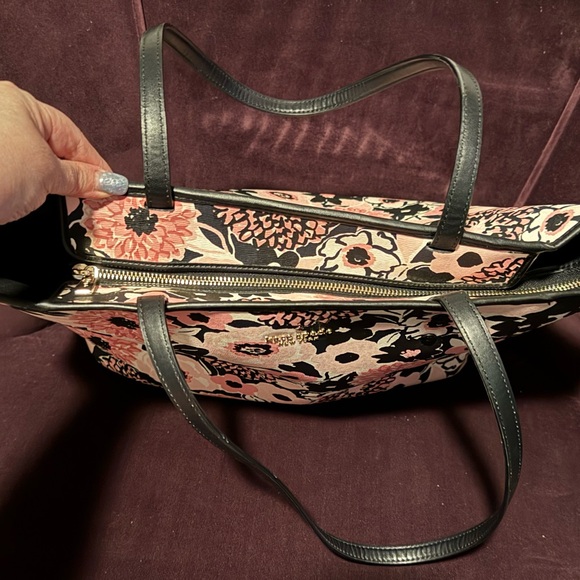 Kate Spade Pink and Black Dahlia Tote. EUC - Picture 6 of 6